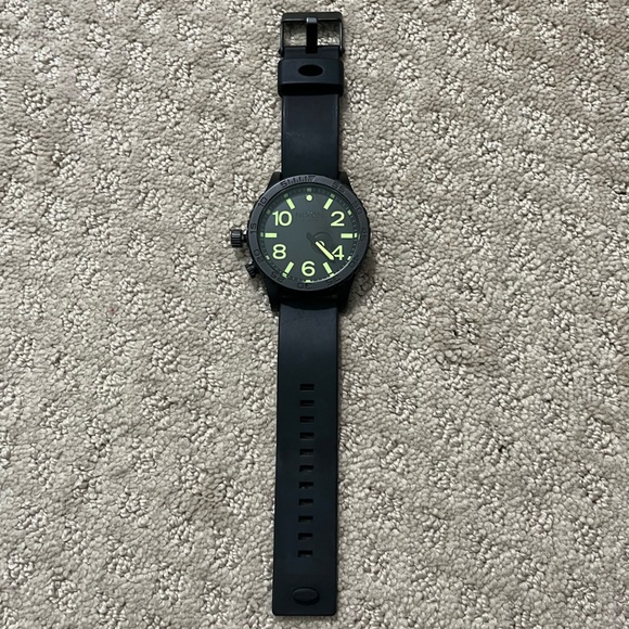 Nixon The 51-30 Black/Neon Green Men’s Watch - Picture 3 of 5